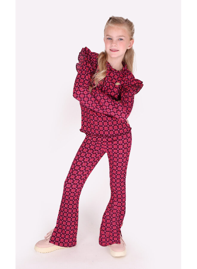 B.Nosy Pepper Flared Pants Y607-5620 | SMART AOP-990 (W26)