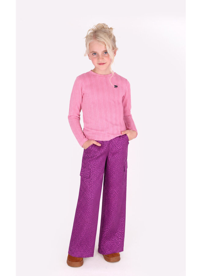 B.Nosy Pinky Cargo Trousers Y607-5656 | Catt Orchid-609 (W26)