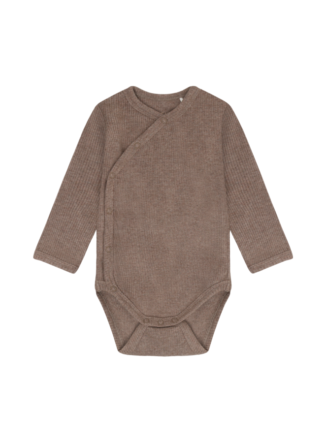 Wrap Body LS Melange Rib 423268 | Mountain Trial Melange-2780 (W26)