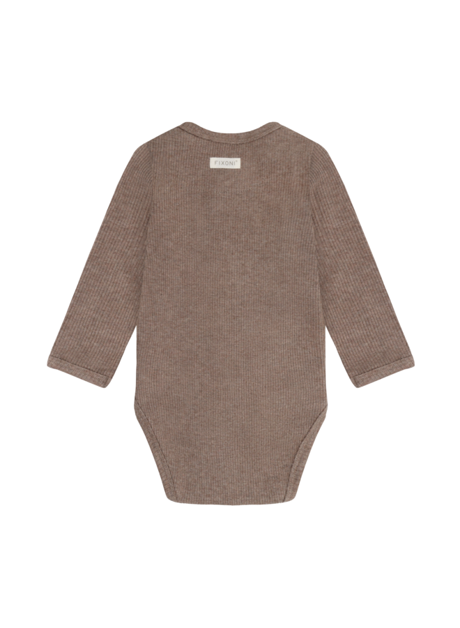 Wrap Body LS Melange Rib 423268 | Mountain Trial Melange-2780 (W26)