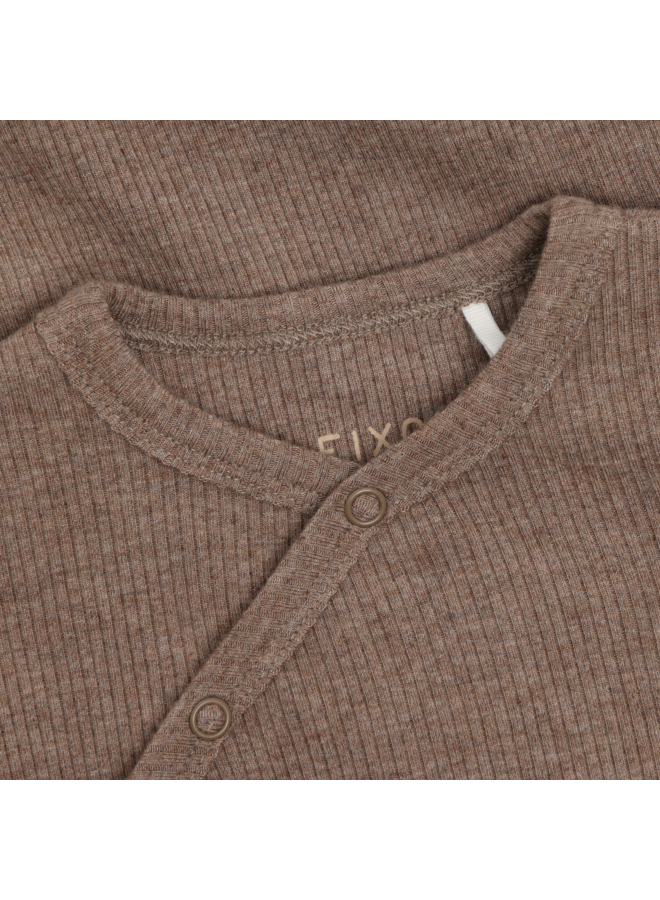 Wrap Body LS Melange Rib 423268 | Mountain Trial Melange-2780 (W26)
