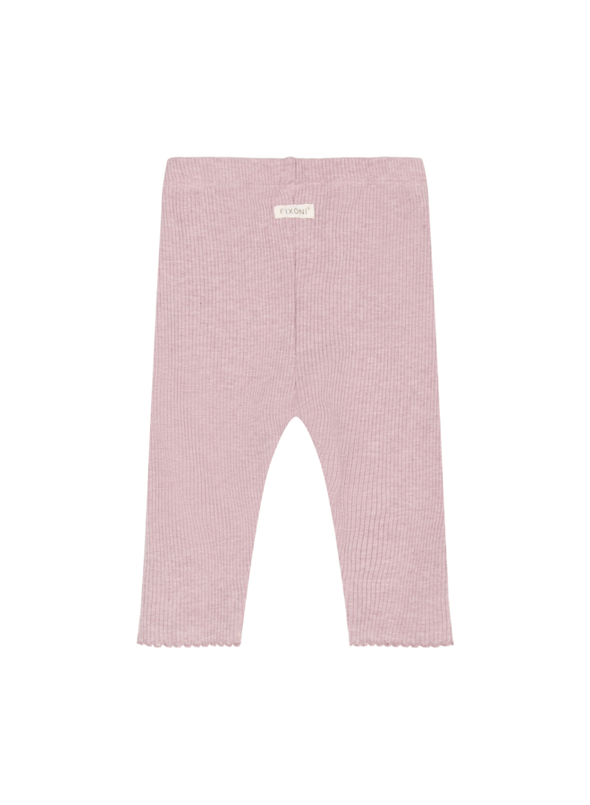 Leggings Melange Rib 423271 | Pale Mauve Melange-5016 (W26)