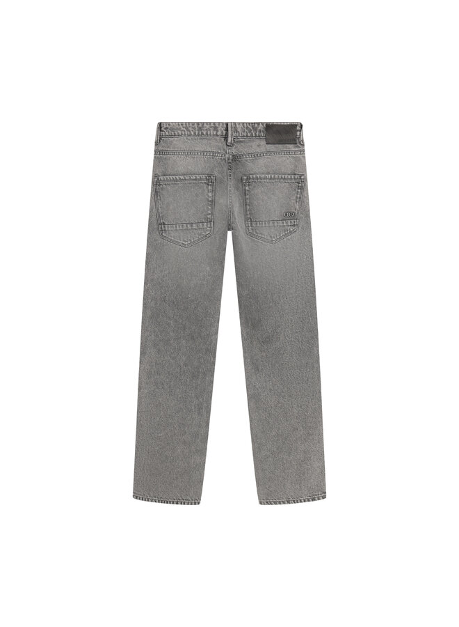 Wide Loose Fit Grey Jeans 7067 | Light Grey Denim-1170 (AW26)