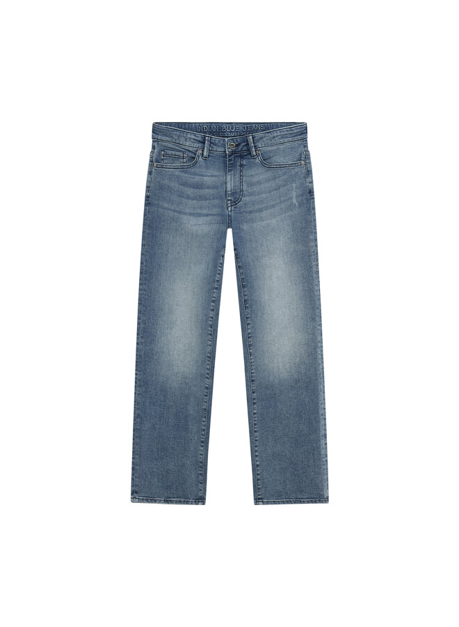 Wide Loose Fit Blue Jeans 7068 | Medium Denim-7151 (AW26)