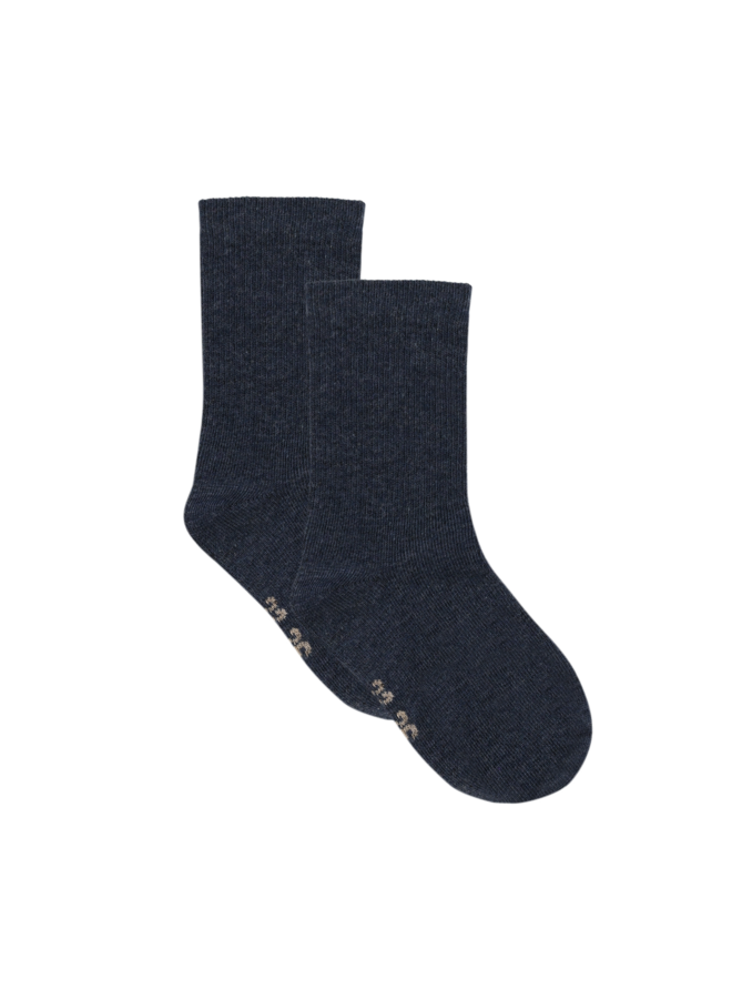 Perfect Basic Socks (2-pack) 6837 | Blue Nights Melange (793)