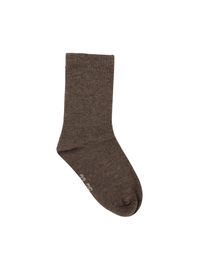 Perfect Basic Socks (2-pack) 6837 | Chestnut Melange (218)