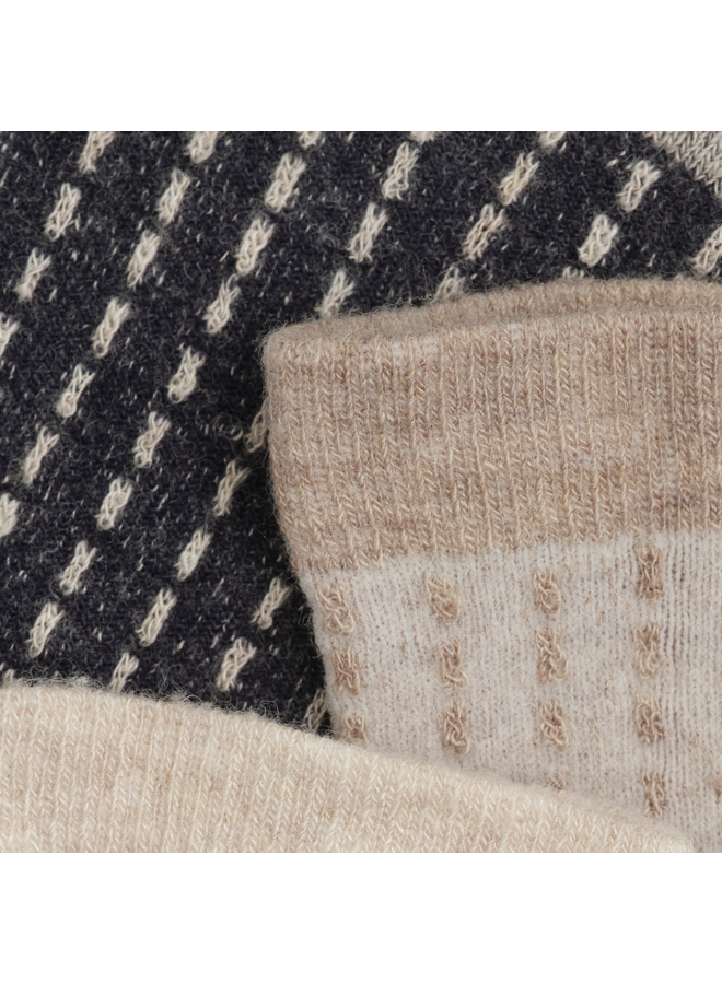 Wool Socks (3-pack) 6844 | Dark Navy (778)