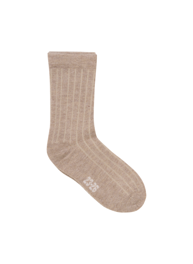 Wool Socks - rib (3-pack) 5980 | Silver Mink Melange (235)