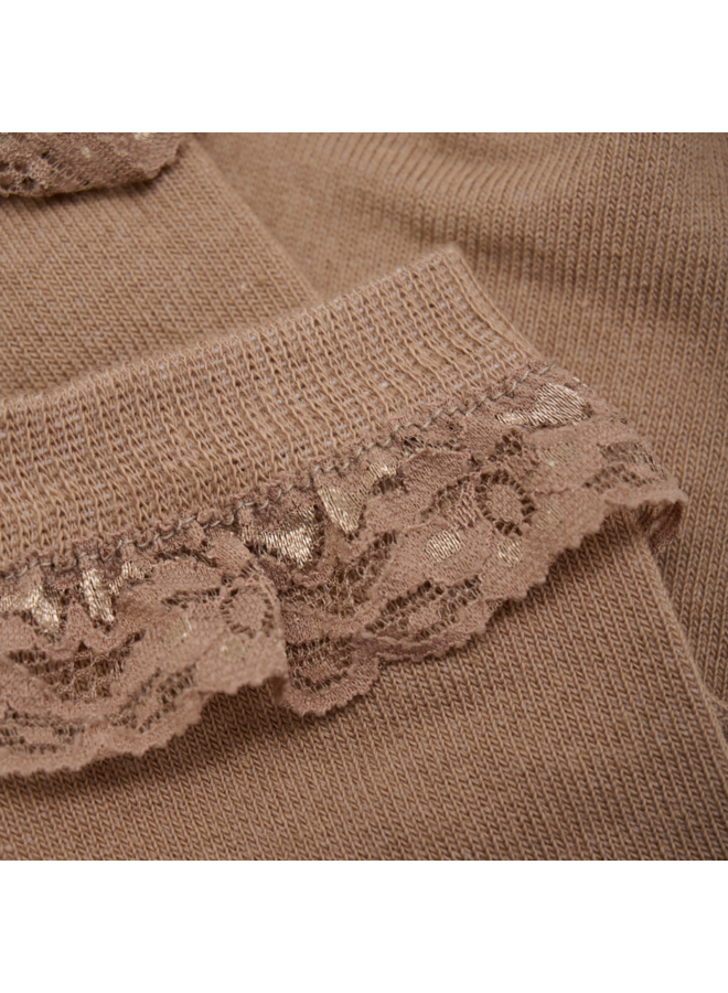 Ankle Sock w. Lace 6024 | Amphora (203)