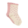 Socks w. lettuce edge (2-pack) 6528 | Light Rose (507)
