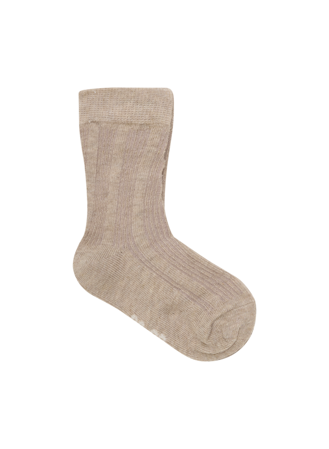 Socks w. knit (5-pack) 6633 | Winter Sky (702)