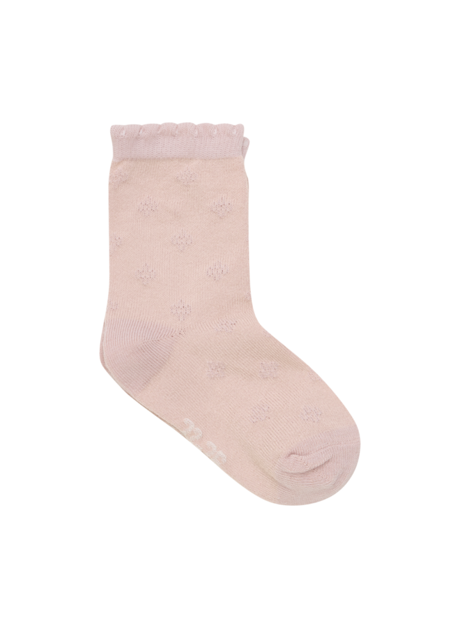 Socks w. knit (5-pack) 6633 | Shell (596)