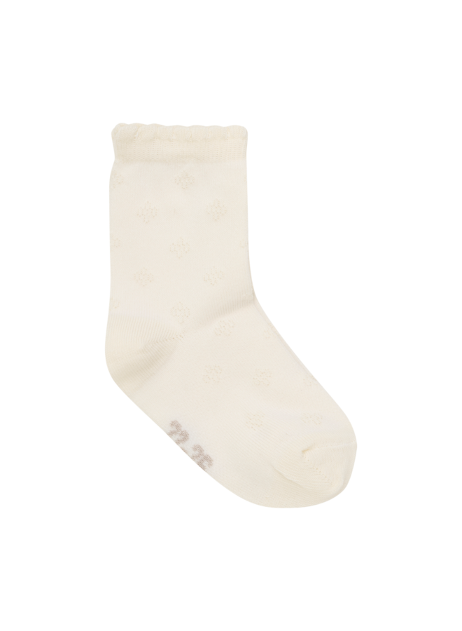 Socks w. knit (5-pack) 6633 | Shell (596)