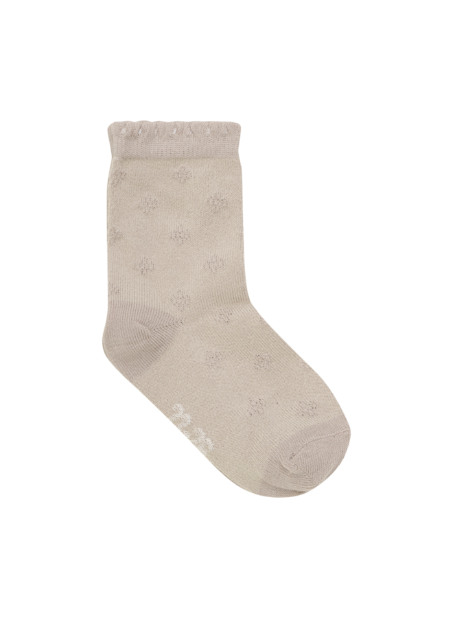 Socks w. knit (5-pack) 6633 | Shell (596)