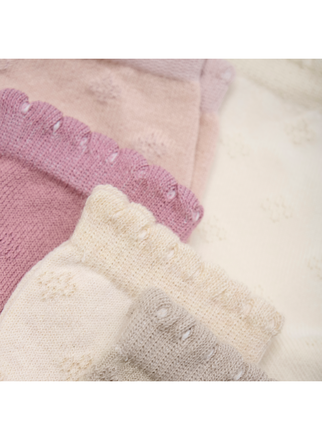 Socks w. knit (5-pack) 6633 | Shell (596)