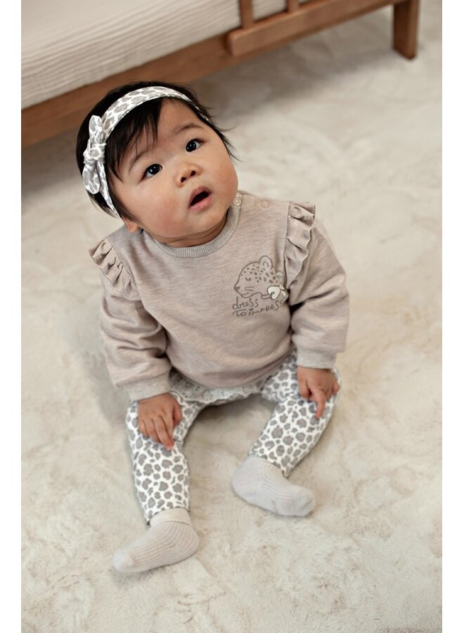Legging AOP - Dress to Impress 52202601 | Offwhite melange (610)