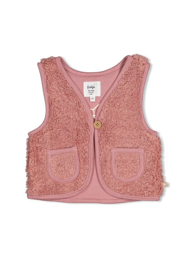 Teddy gilet - Dress to Impress 51200052 | Mauve (285)
