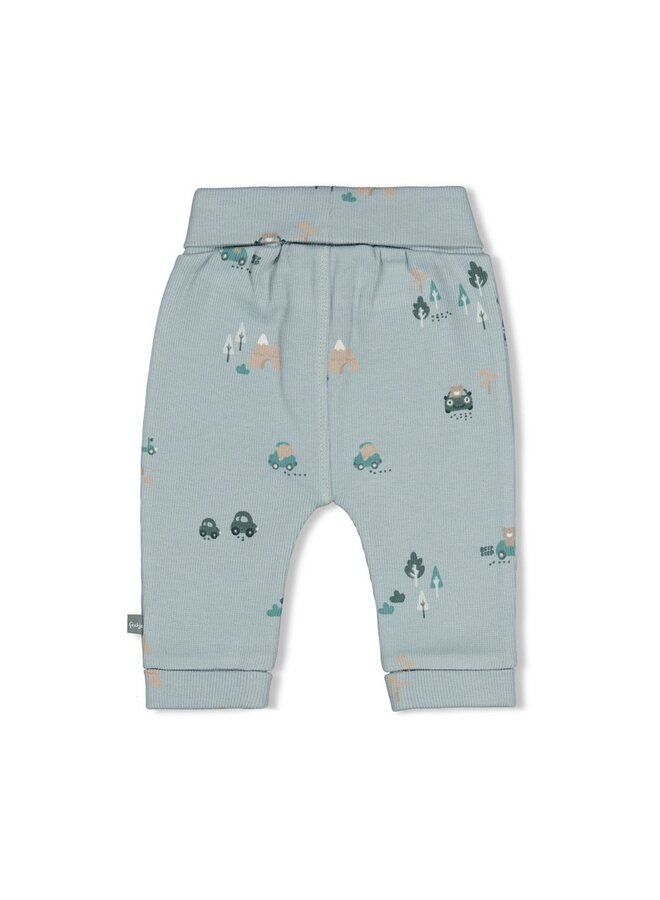 Broek rib AOP - Beep Beep 52202593 | Mint (320)