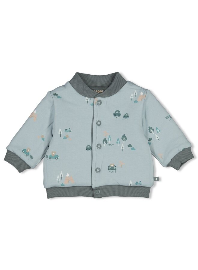 Omkeerbaar bomberjack - Beep Beep 51300570 | Zeegroen (327)