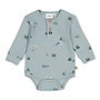 Romper rib AOP - Beep Beep 50200273 | Mint (320)
