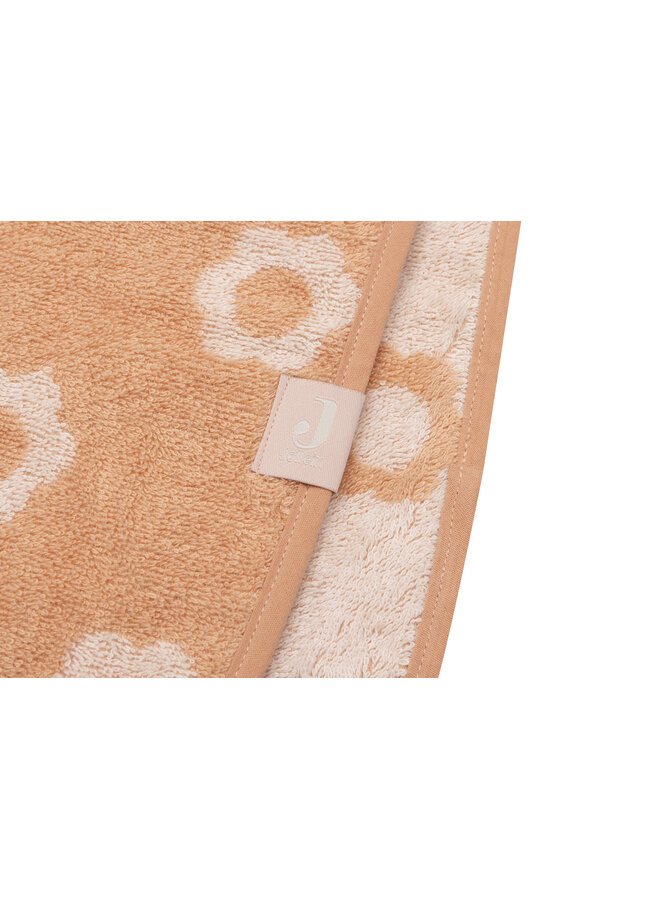 Badponcho Badstof Jacquard | Flower Reversible