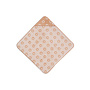 Badcape Badstof 75x75cm Jacquard | Flower
