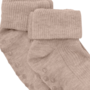 Baby rib sock w. ABS (2-pack) 5067 | Silver Mink Melange (235)