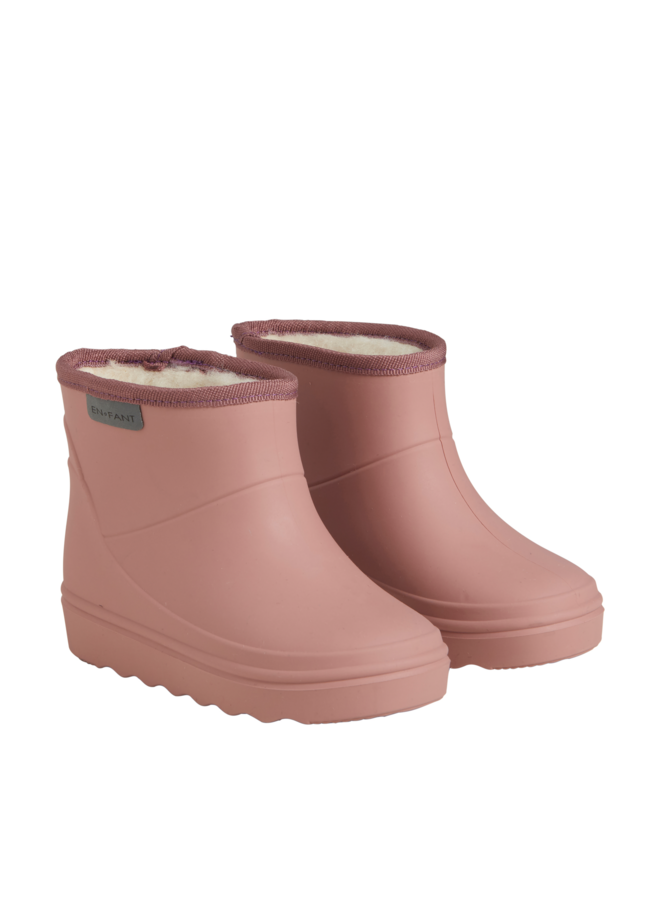 Thermo Boots Short Solid 6366 | Old Rose 559
