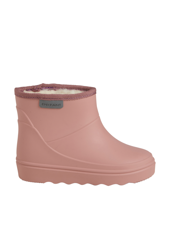 Thermo Boots Short Solid 6366 | Old Rose 559