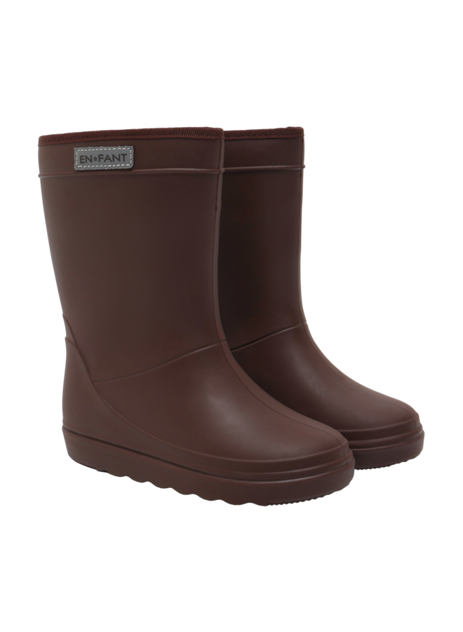 Thermo Boots Solid 250441 | Coffee Bean 2124