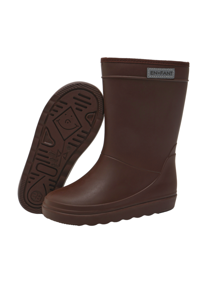 Thermo Boots Solid 250441 | Coffee Bean 2124