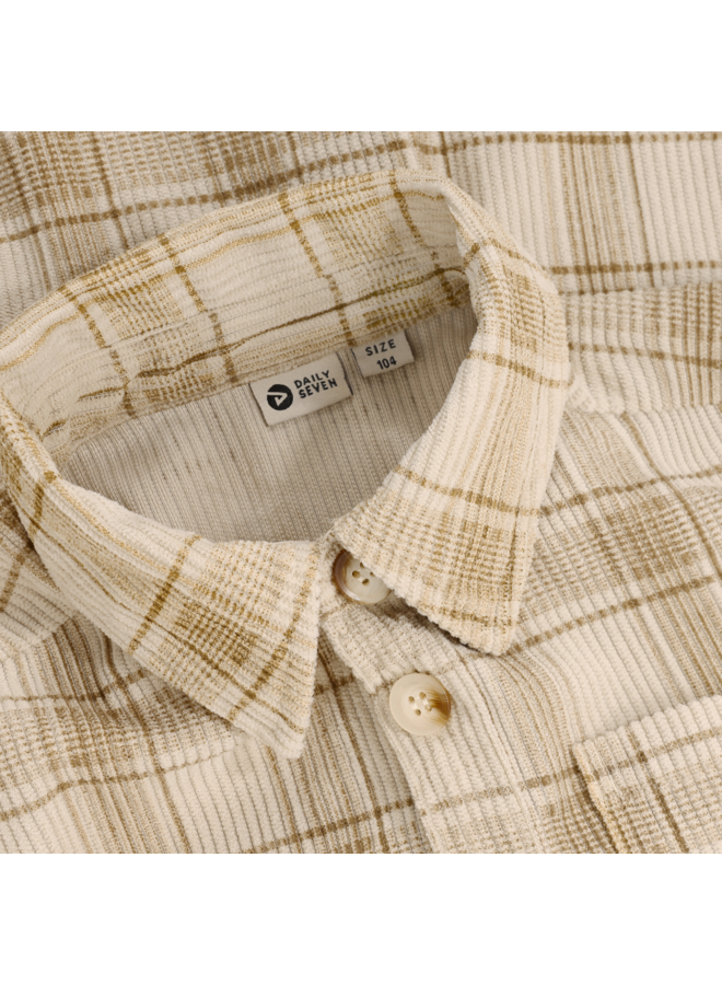 Fancy Check Shirt 920385 | Ginger Root-2120 (W26)