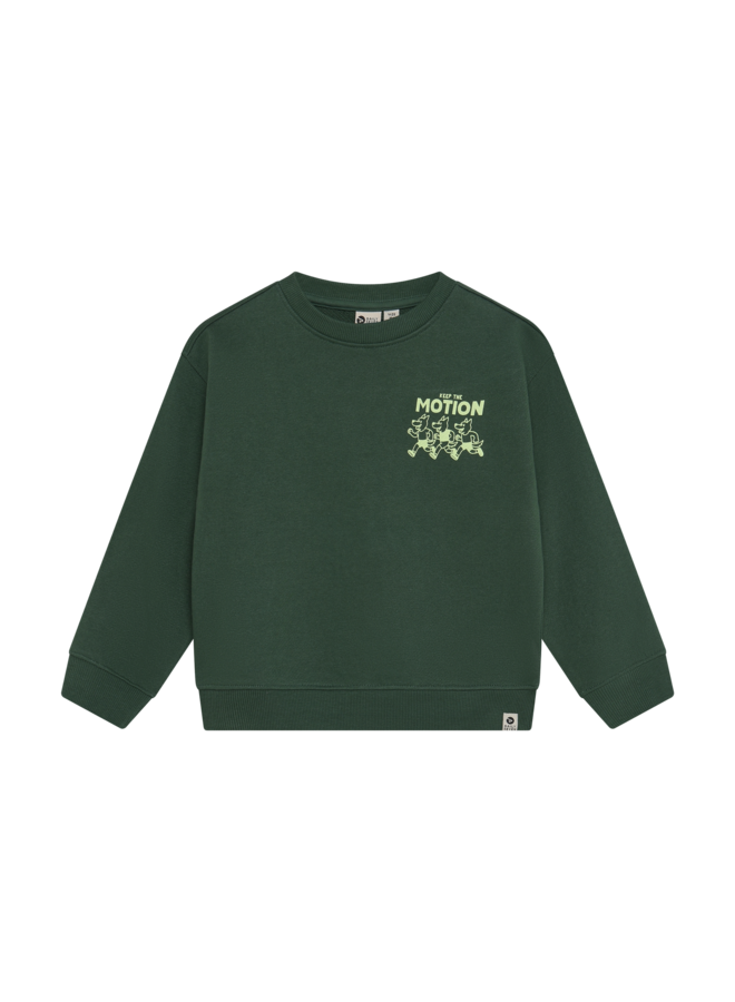 Oversized Sweater Backprint 920395 | Jungle Green-9914 (W26)