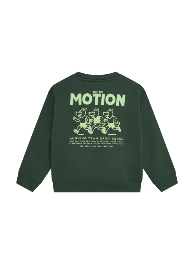 Oversized Sweater Backprint 920395 | Jungle Green-9914 (W26)