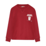 T-shirt Longsleeve Chest print 920408 | Rythmic Red-4653 (W26)