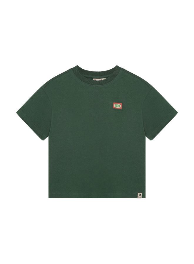 Oversized T-shirt Backprint  920413 | Jungle Green-9914 (W26)