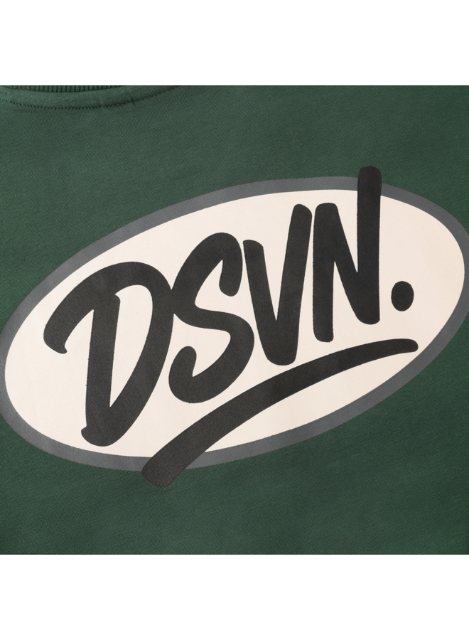Oversized T-shirt Backprint  920413 | Jungle Green-9914 (W26)