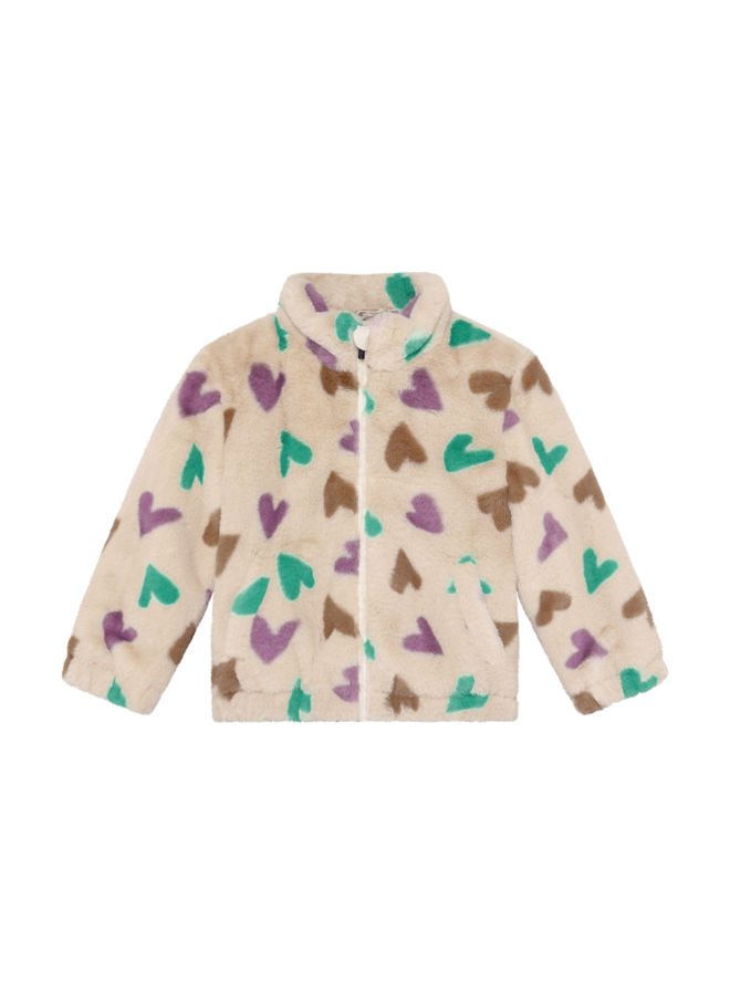 Teddy Jacket Hearts 930456 | Sandshell-2020 (W26)