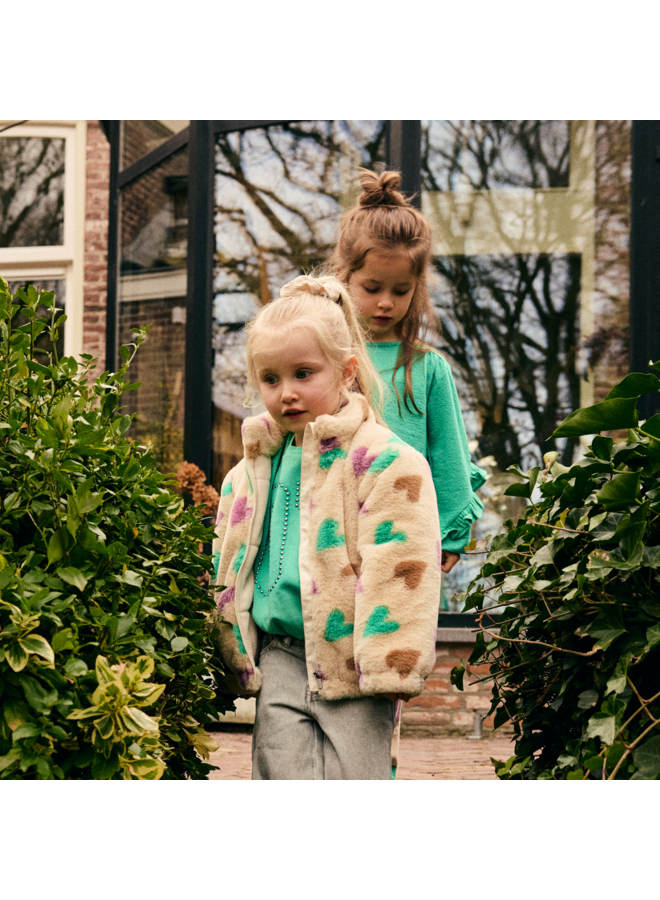 Teddy Jacket Hearts 930456 | Sandshell-2020 (W26)