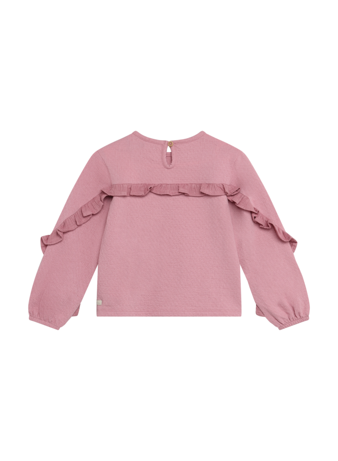 T-Shirt Longsleeve Ruffle 930534 | Lilas-6008 (W26)