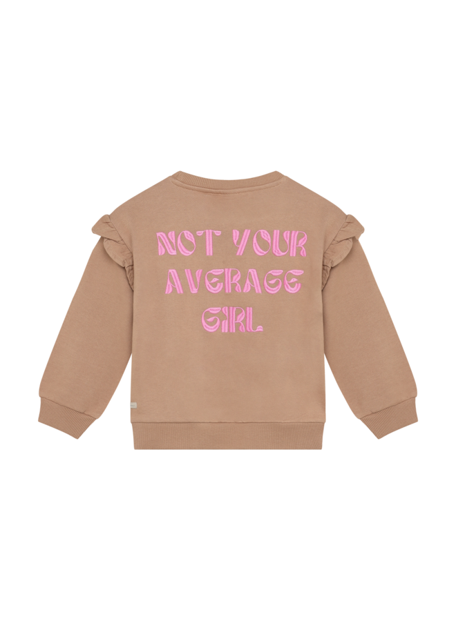 Sweater Backprint Ruffle 930462 | Affogat-2043 (W26)