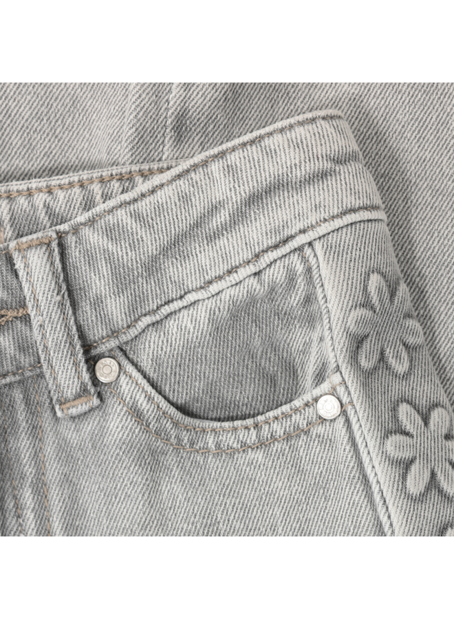 Denim Wide Fit Embossing 930491 | Light Grey Denim-1170 (W26)