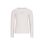 F608-3400 Eva Flo young jersey top with ruffle sleeve hem | Off white 001 (W26)