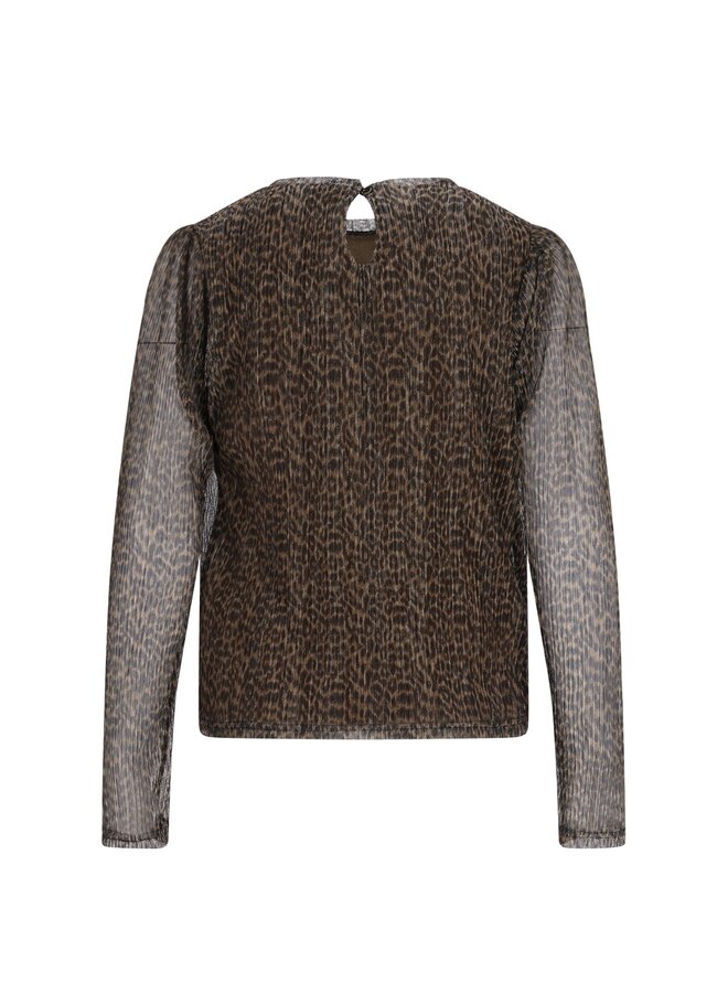 F608-3409 Erna Flo young AOP glitter longsleeve | Leopard aop 055 (W26)