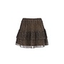 F608-3709 Sophie Flo young AOP glitter skirt | Leopard aop 055 (W26)