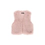 F608-5300 Diam Flo girls faux fur hairy gilet | Soft lilac 602 (W26)