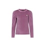 F608-5407 Esmay Flo girls velvet glitter top | Purple mauve 628 (W26)