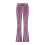 F608-5607 Femke Flo girls velvet glitter flared pants | Purple mauve 628 (W26)