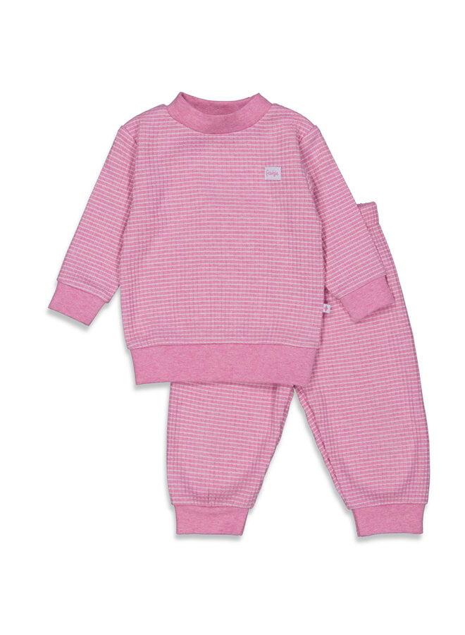 Pyjama wafel | Roze Melange