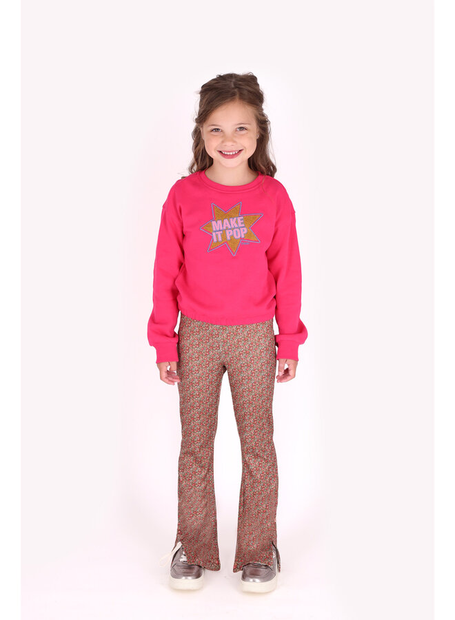 B.Nosy Shelly Sweater Y608-5355 | Bright Rose-204 (W26)